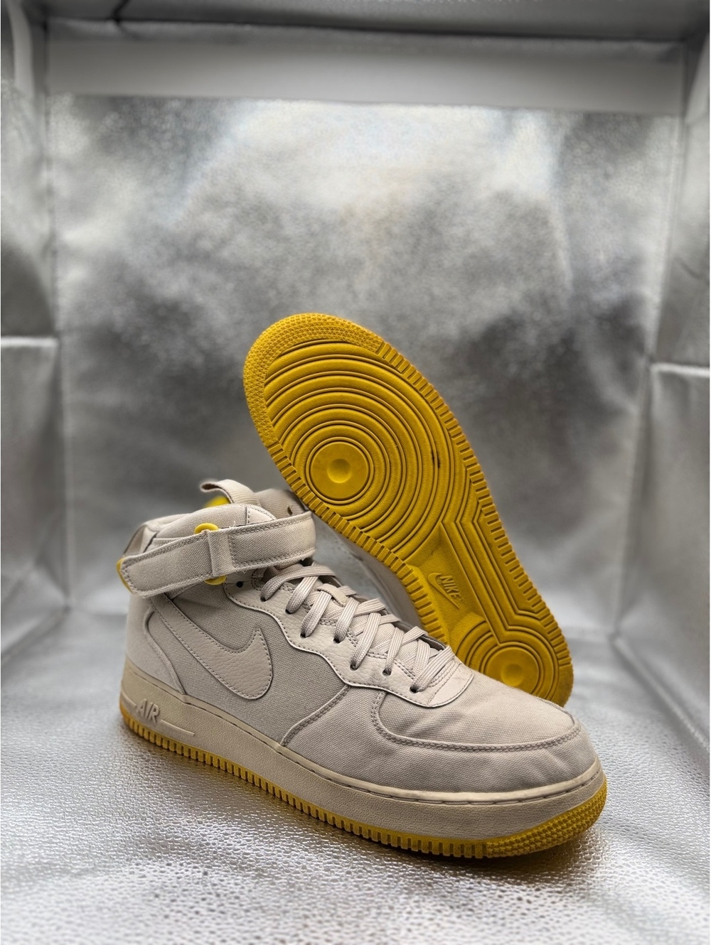 Nike Air Force 1 mid 07 canvas desert sand